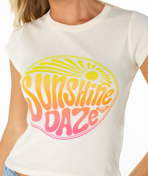 Roxy Sunshine Daze 90S Baby Tee
