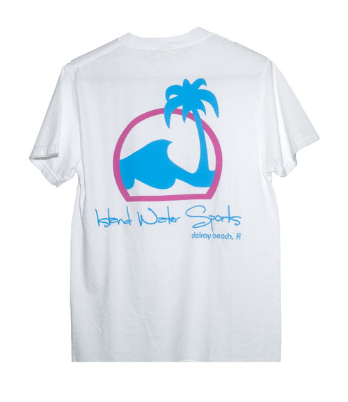 Island Water Sports Script Logo Delray S/S Tee