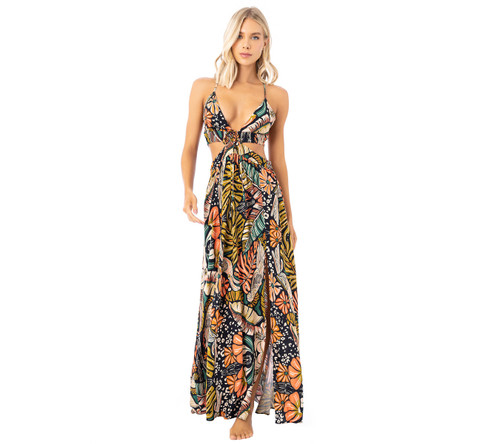 Maaji Tropical Jaguar Lixxy Maxi Dress