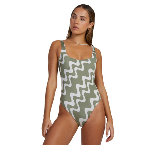 RVCA Waves One Piece Swimsuit