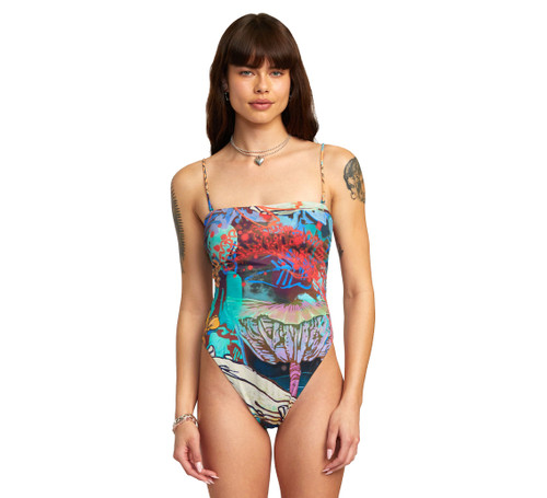 RVCA Sage Tubular Fern One Piece