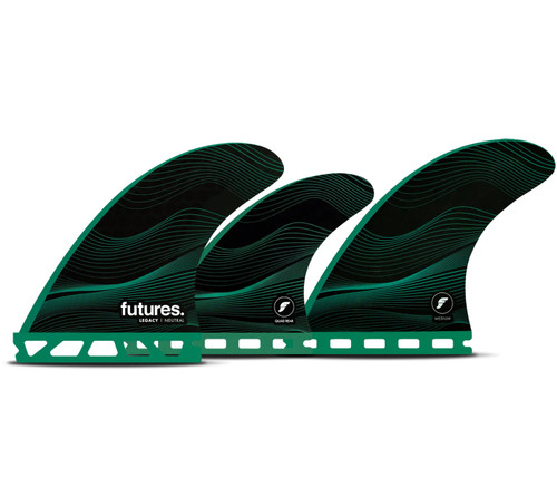 Future Fins F6 Honeycomb 5-Fin Set Green M