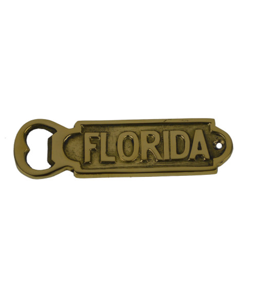 Florida Plaque Bottle Opener