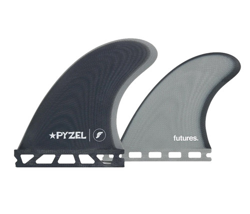 Futures Fins Pyzel Padillac Fiberglass Quad-Fin Set Blue-Grey