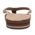 Rainbow Double Layer Leather Mens Sandal