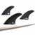FCS 2 MF Neo Carbon Tri-Fin Set Black-Charcoal L