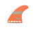 Futures Fins Jack Freestone Control Series  Thruster Fin Set Salmon L