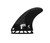 Futures Fins Ando Blackstix Thruster Fin Set Black L