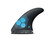 Futures Fins FAM1 Alpha Thruster Fin Set Carbon-Blue M