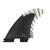 FCS 2 Reactor PC Carbon Tri-Fin Set Black-Charcoal L