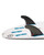 FCS 2 H4 Tri-Fin Set Smoke M