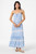 O'NEILL TASMIN ABSTRACT MIDI DRESS