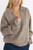 RHYTHM QUINN V-NECK COLLARED JUMPER