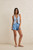 RHYTHM LOUISE TIE FRONT HALTER TOP