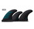 Future Fins F4 Alpha 5-Fin Set Carbon-Aqua S