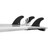 Future Fins Sharp Eye Honeycomb Thruster Set Black-White M