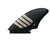 Future Fins FK2 Alpha Twin Fin Set Carbon-Sand