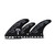 Futures Fins Aipa - Mayhem Torches Fiberglass 5-Fin Set Black-Flames L