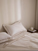 Grosgrain Caramel Egyptian Cotton Duvet Cover Set - 1