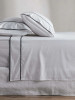 Grosgrain Black Egyptian Cotton Sheet Set - 4