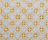 Flora Fabric - Oyster Linen Col: 02 Saffron