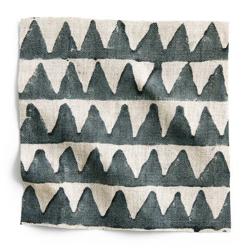 Pyramids Slate linen