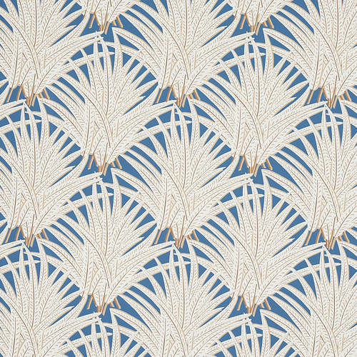 Schumacher Zenada Wallpaper Col: Blue