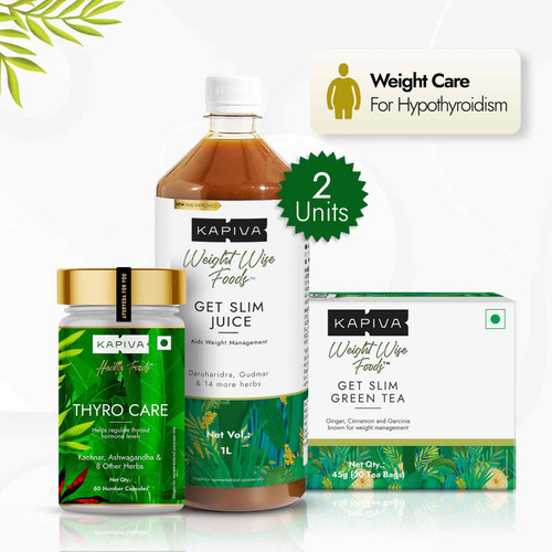 GET SLIM JUICE + THYRO CARE CAPSULES + GET SLIM GREEN TEA