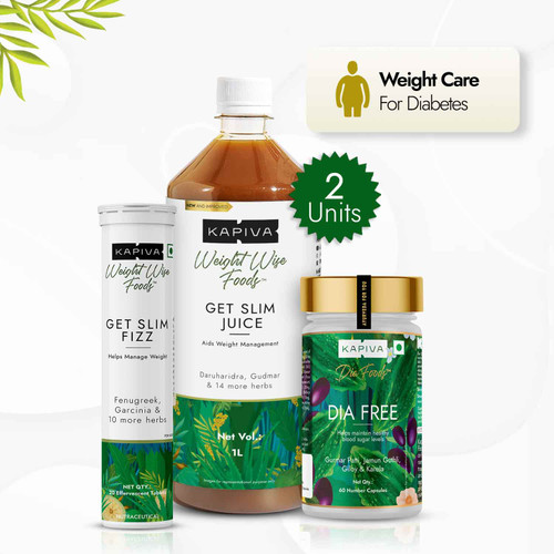 GET SLIM JUICE + DIA FREE CAPSULES + GET SLIM FIZZ