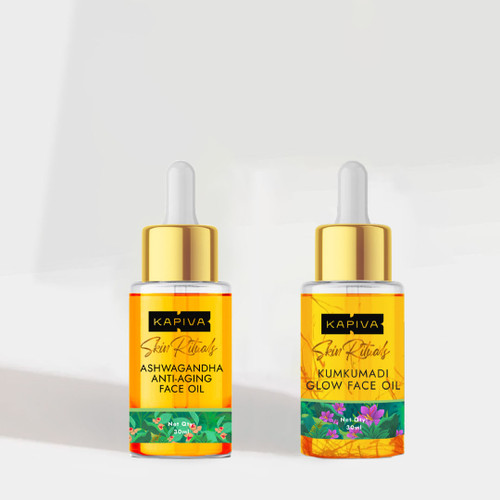 Face Oil Combos - Kumkumadi Glow Oil & Ashwagandha Face Oil