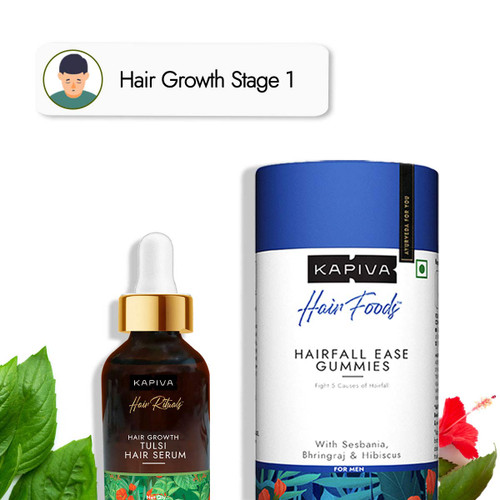 Tulsi Hair Growth Serum + Hair Gummies