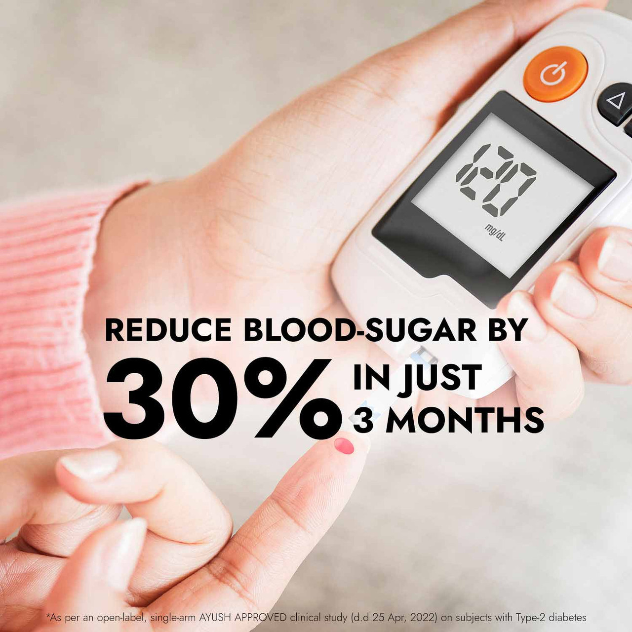 Kapiva Dia Free Juice reduces blood sugar by 30% in 3 months, safe with allopathic medicines, glucometer on hand