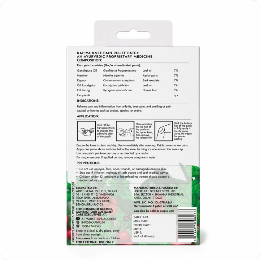 Knee Pain Relief Patch