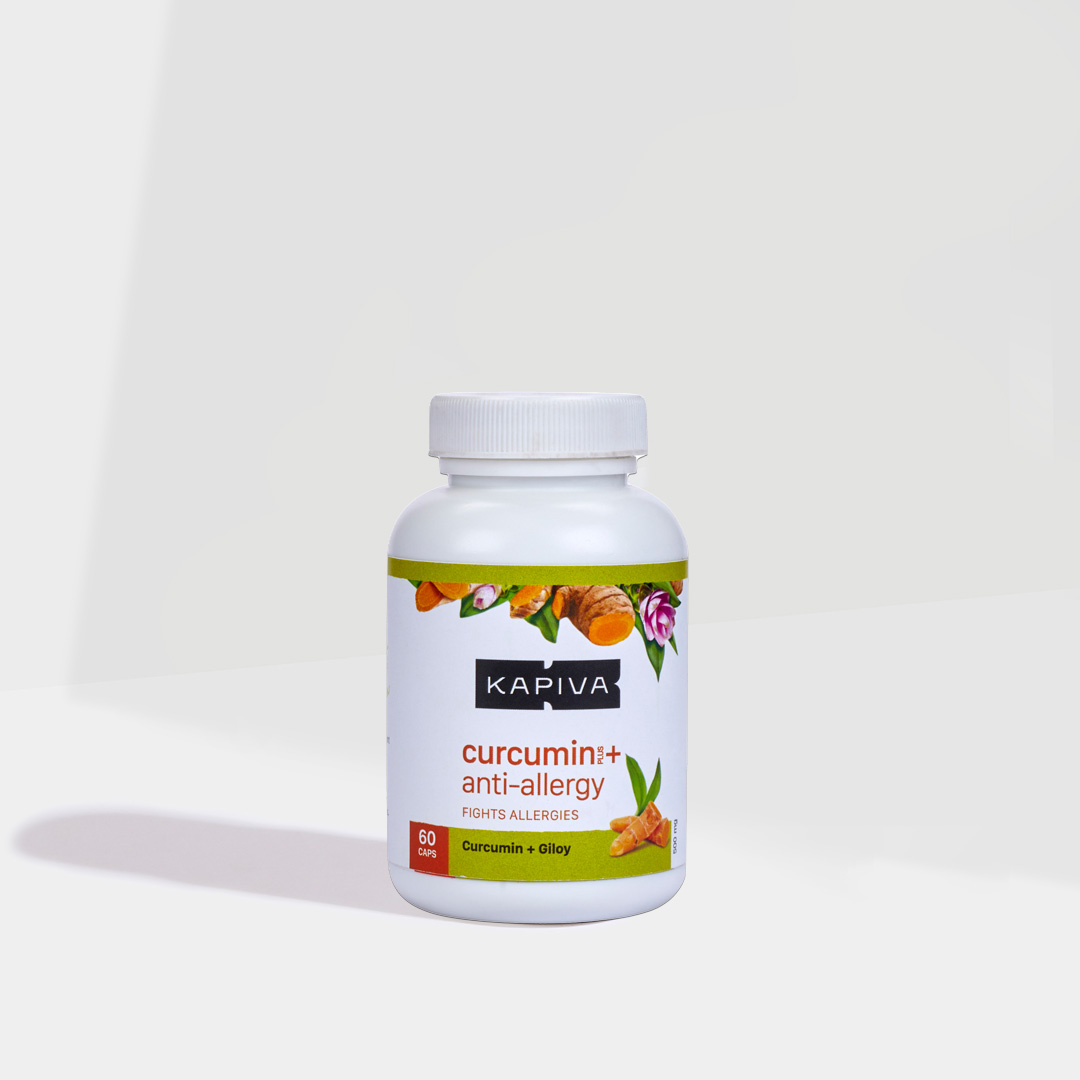 Buy Curcumin + AntiAllergy Capsules 60 Caps Online for Relieving