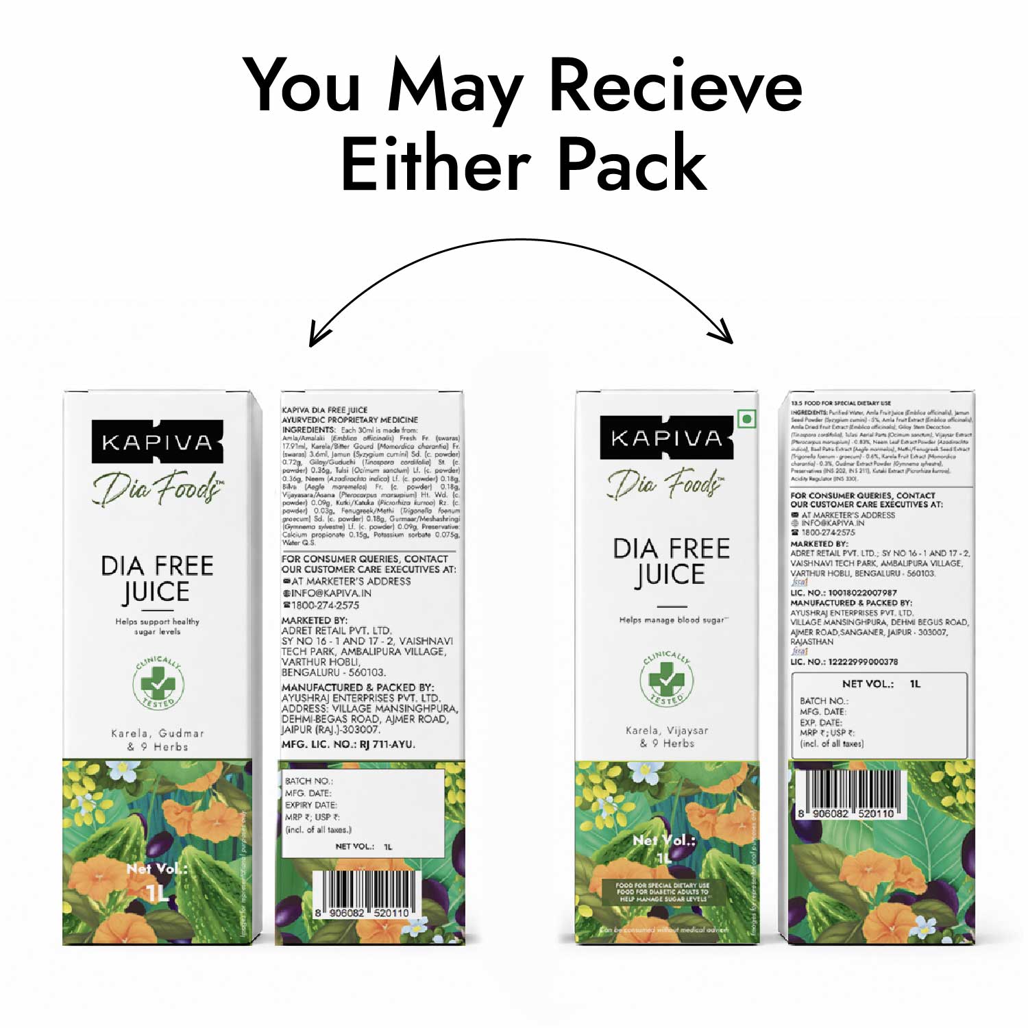 Dia Free Juice - Helps Manage Sugar Levels