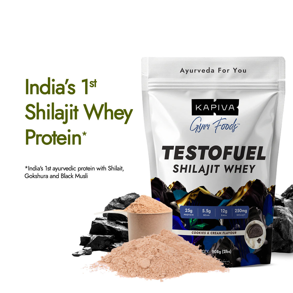 Testofuel Shilajit Whey Protein