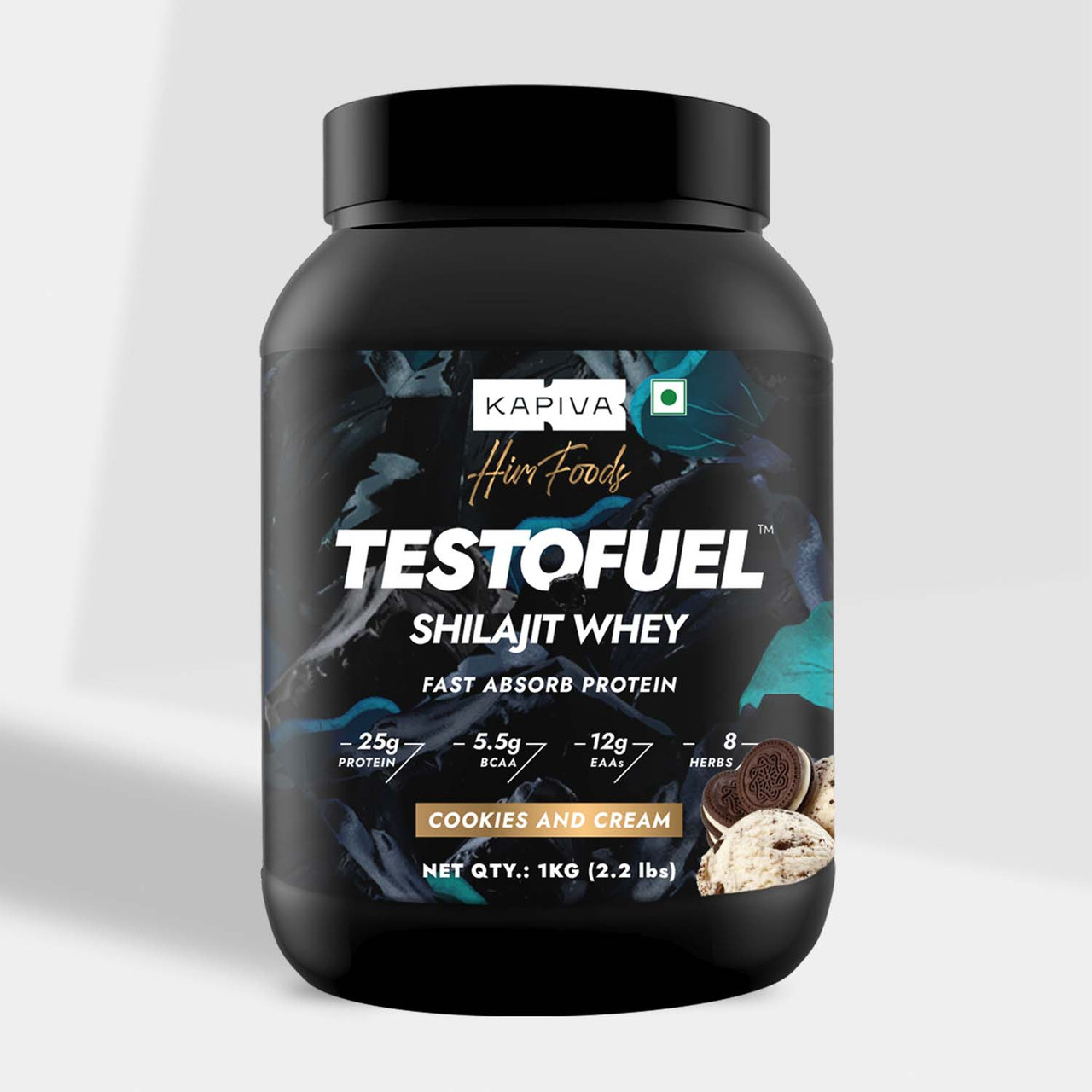 

Testofuel Shilajit Whey Protein - Cookie & Cream