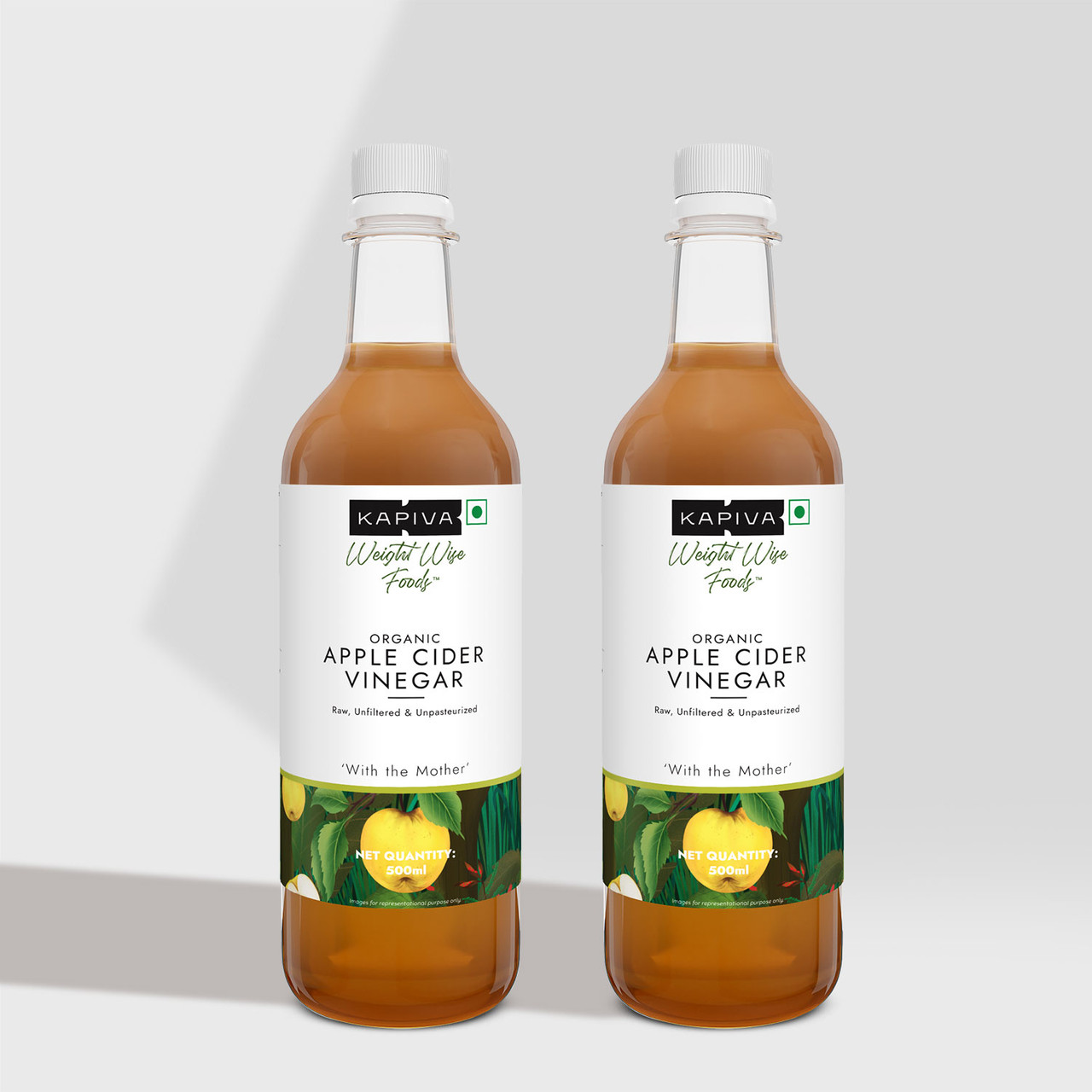 

Organic Apple Cider Vinegar 500 ml Power Combo (Pack of 2)