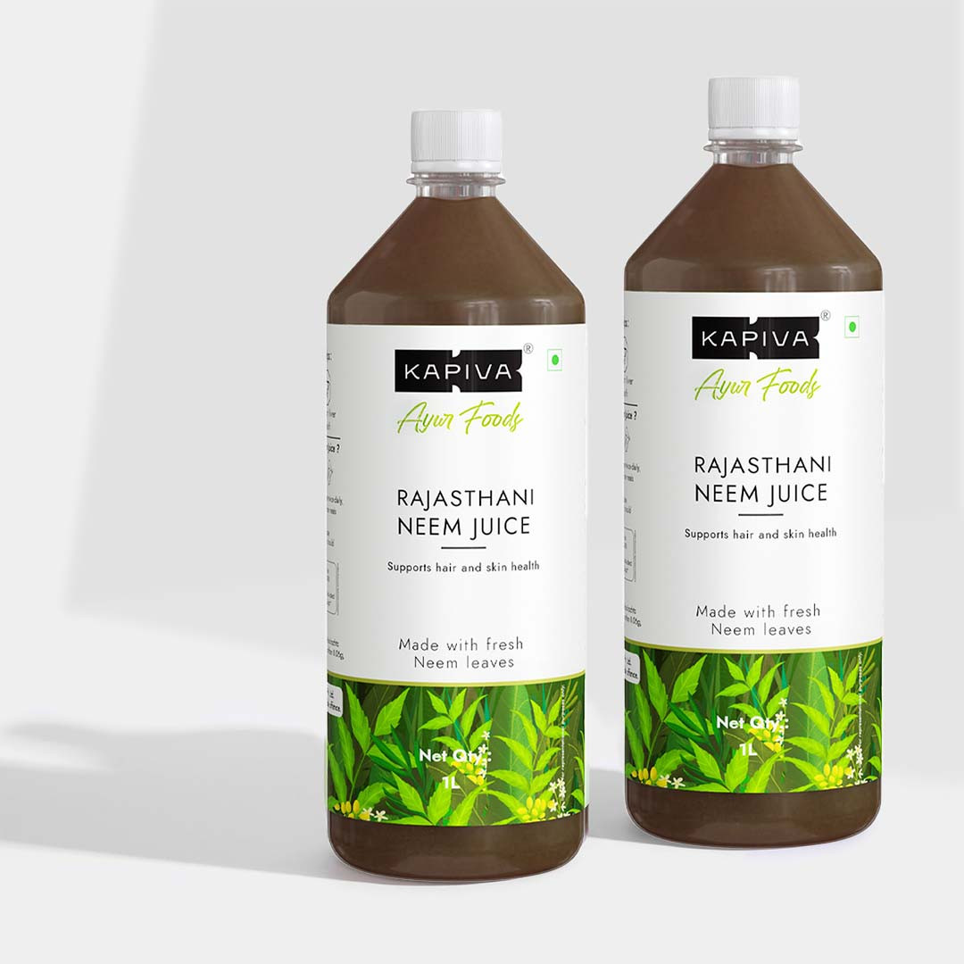 

Neem Power Combo Kapiva Neem Juice 1L (Pack Of 2)