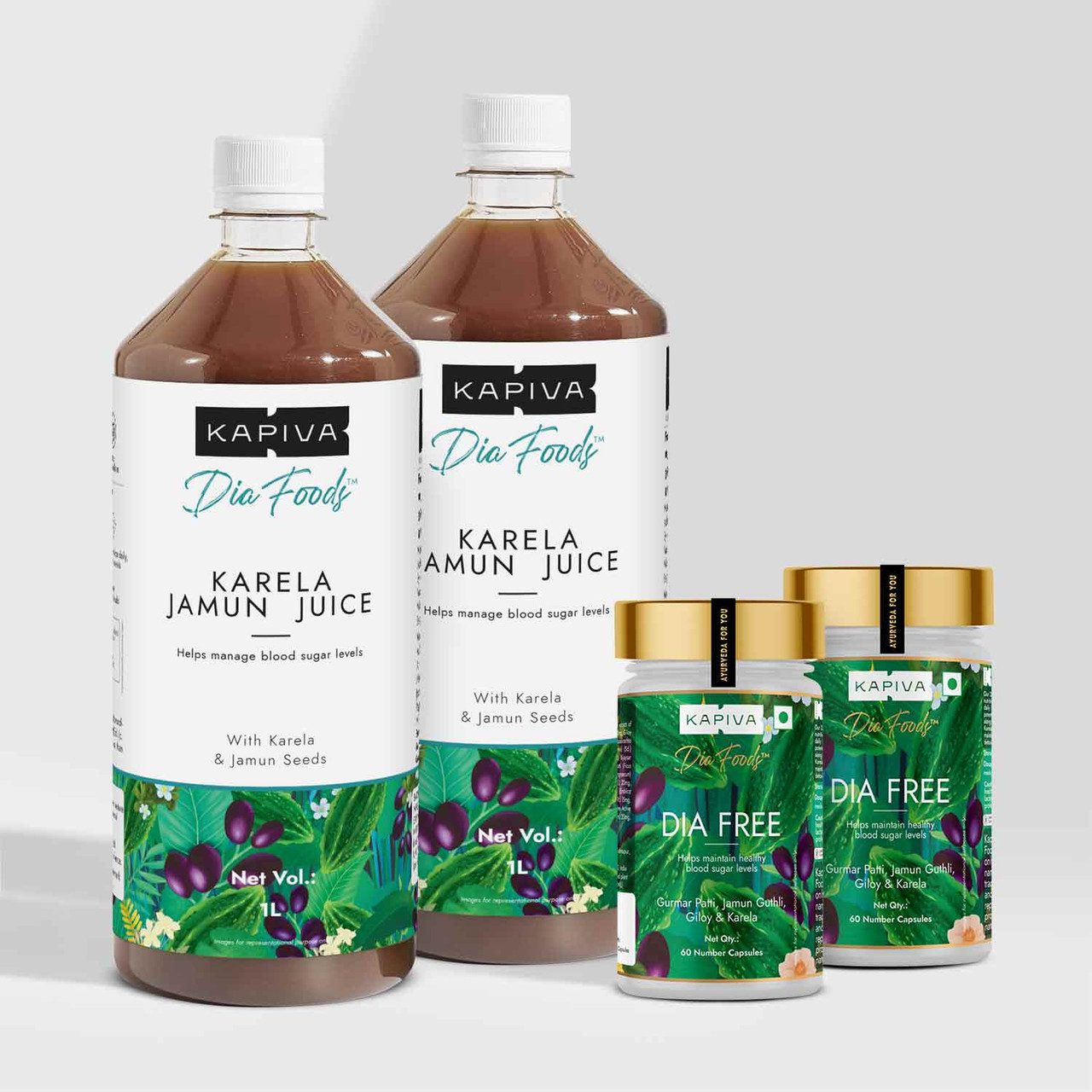 

Karela Jamun - Diabetes Care Pack of 2