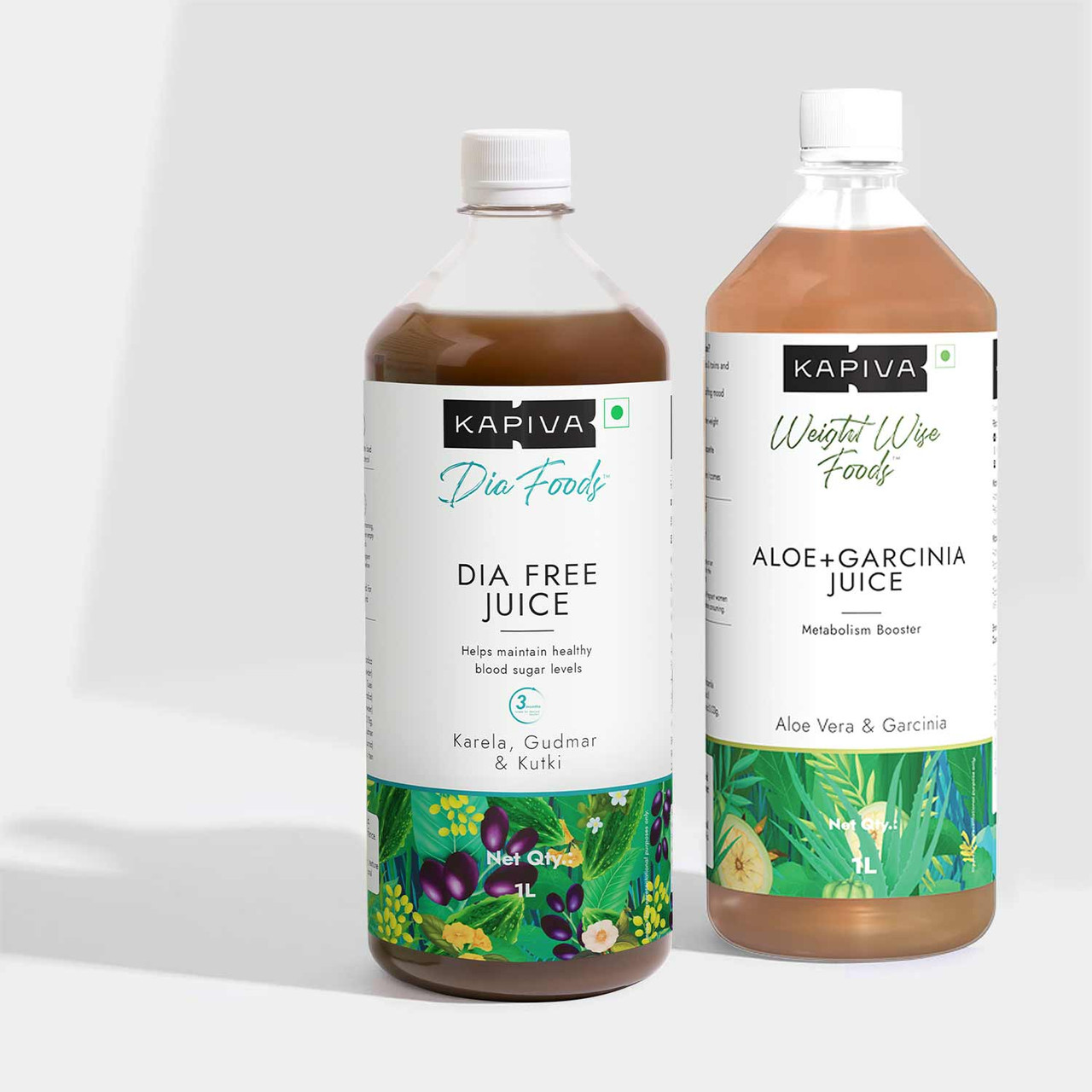 

Dia Free Juice & Aloe Garcinia Juice - Diabetes & Weight Care Combo