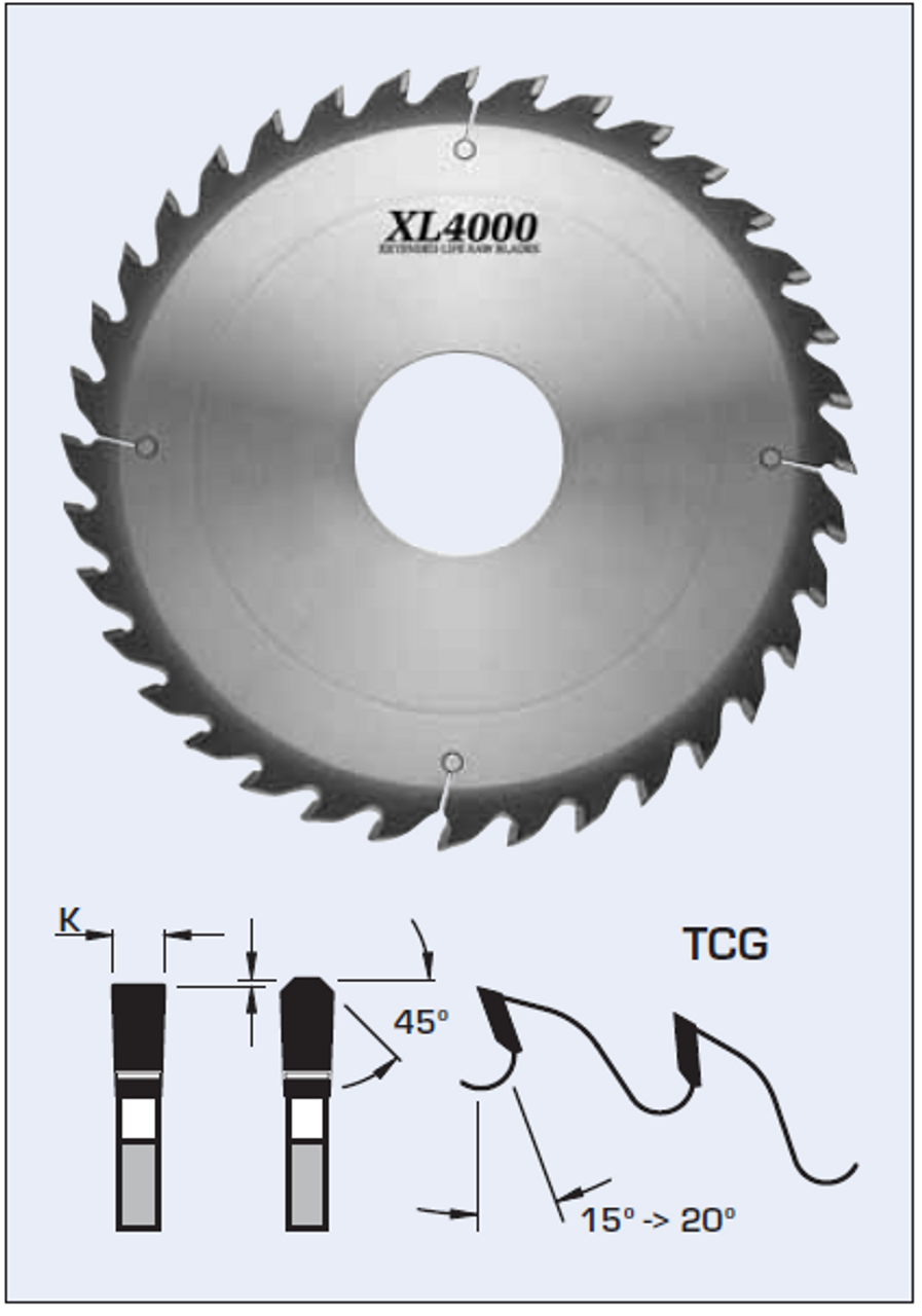 S22307-80 300mm x 80mm bore-36 Tooth Glue Line Rip Saw Blade by FS Tool