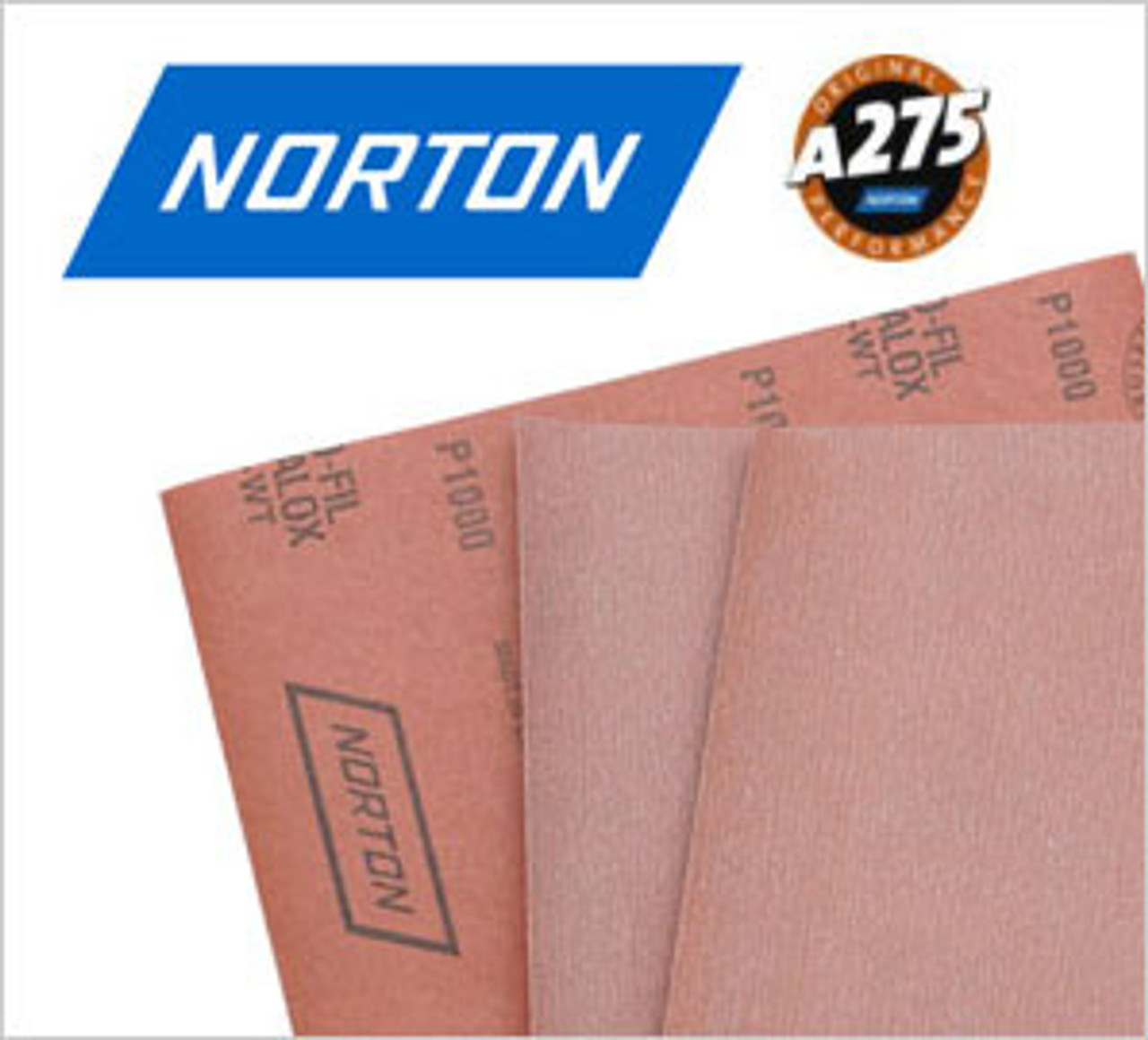 Norton A275 9" x 11" 100 grit & Finer Sanding Sheet (100 pack)