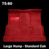 1975-80 Square Body Chevy & GMC Truck Carpet Standard Cab Truck w/ Large Hump