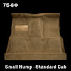 1975-80 Square Body Chevy & GMC Truck Carpet Standard Cab Truck w/ Small Hump