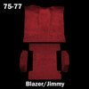 1975-77 Square Body Chevy Blazer & GMC Jimmy Molded Carpet