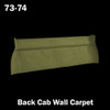 1973-74 Square Body Chevy & GMC Truck Pre-Molded Back Cab Wall Carpet