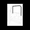 Square Body GMC right side window channel weatherstrip