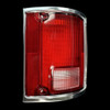 1973-87 Square Body Chevy & GMC Fleetside Truck Tail Light Lens, with Trim, Right