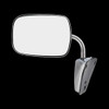 1973-87 Square Body Chevy & GMC Truck "Large Style" Outside Rearview Mirror, Stainless